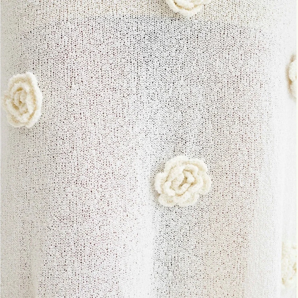 Meshki Off-Shoulder White Long Sleeve Dress - Picture 5 of 6